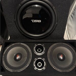 Car Audio Amplifier System with subwoofer